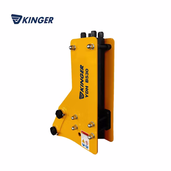 解体ハンマーブレーカー 140 ミリメートルチゼルトップタイプ油圧ブレーカーハンマー 20 トン掘削機ロックブレーカー