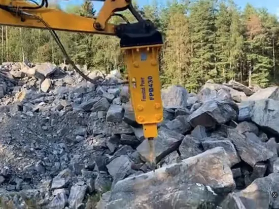 Homie CE 承認 20 トン 30 トン韓国技術サイドトップサイレントボックスタイプ掘削機油圧ロックブレーカー油圧ロックハンマー